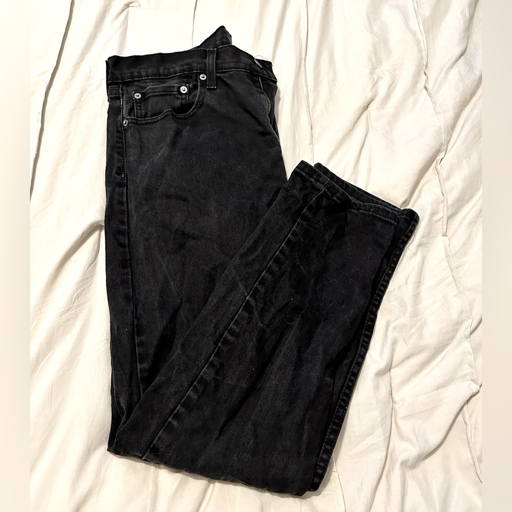 Men’s Levi’s 502 black jeans, W33 L32